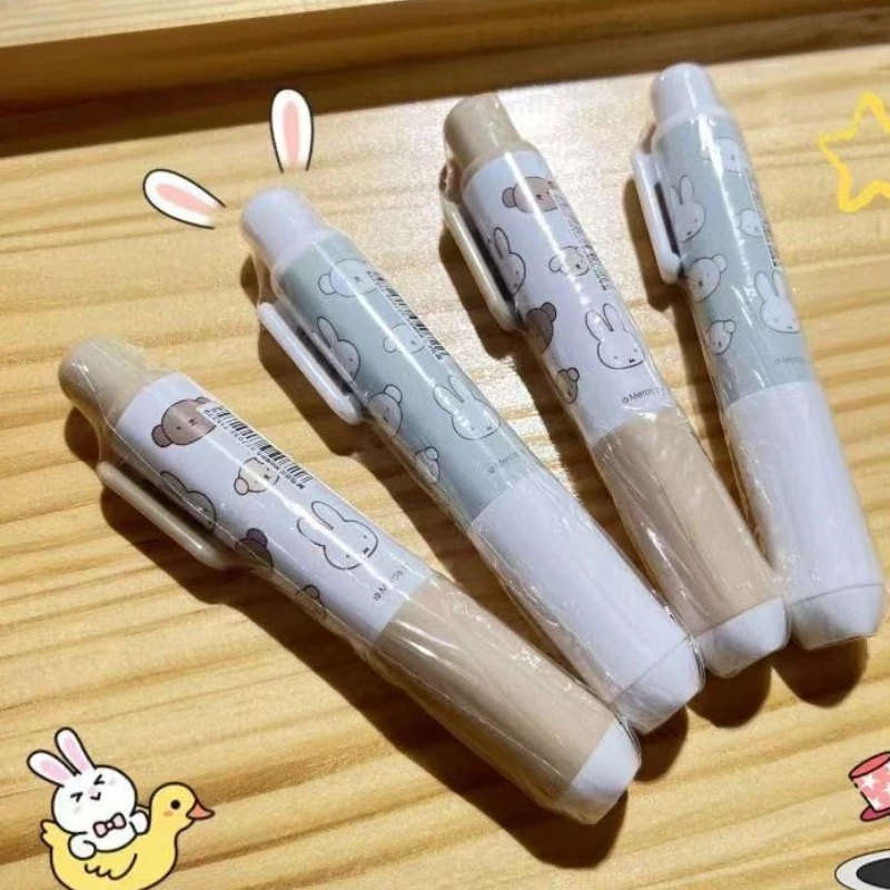 Cartoon Kawaii New Style Eraser Push Type Long Strip Student Traceless Easy To Use Simple Clean Easy To Carry Good Looks Miffy