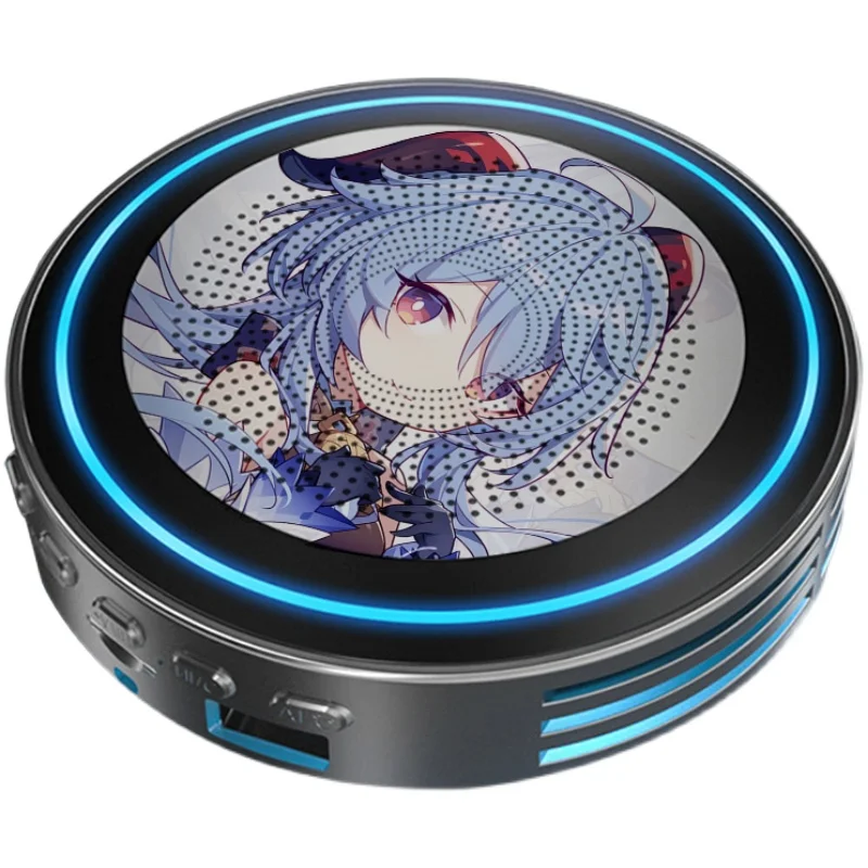 Genshin Impact Xiao Cosplay Anime Bluetooth Speakers Audios Project Zhongli Wireless Light Music Audio Cospaly For Mobile phone