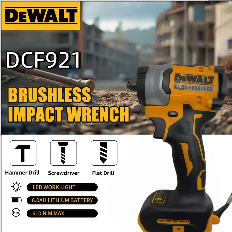 

Аккумуляторный ударный гайковерт Dewalt DCF921 Atomic Maximum, 1/2 дюйма, с регулируемой скоростью, для аккумуляторов 18-20В