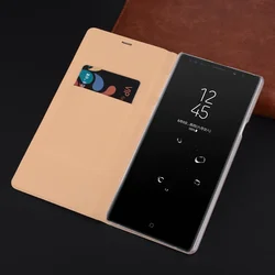 Slim Leather Wallet Case Flip Cover With Card Holder Phone Carrying Bag Mask For Samsung Galaxy Note 9 Note9 N960 N960F Capa