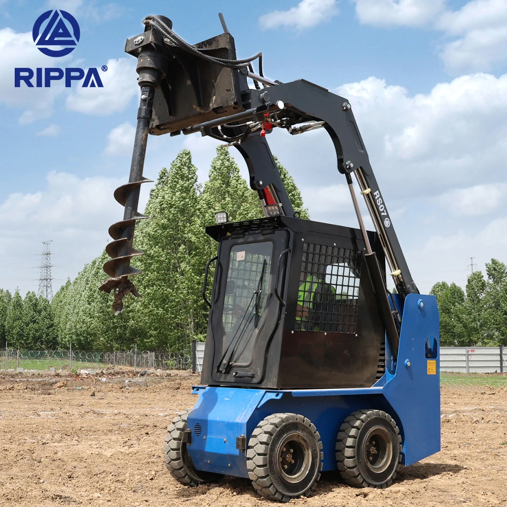 

High Quality Crawler Mini Skidsteer Loaders Construction Machinery Small Sliding Loader Track Mini Skid Steer Loader