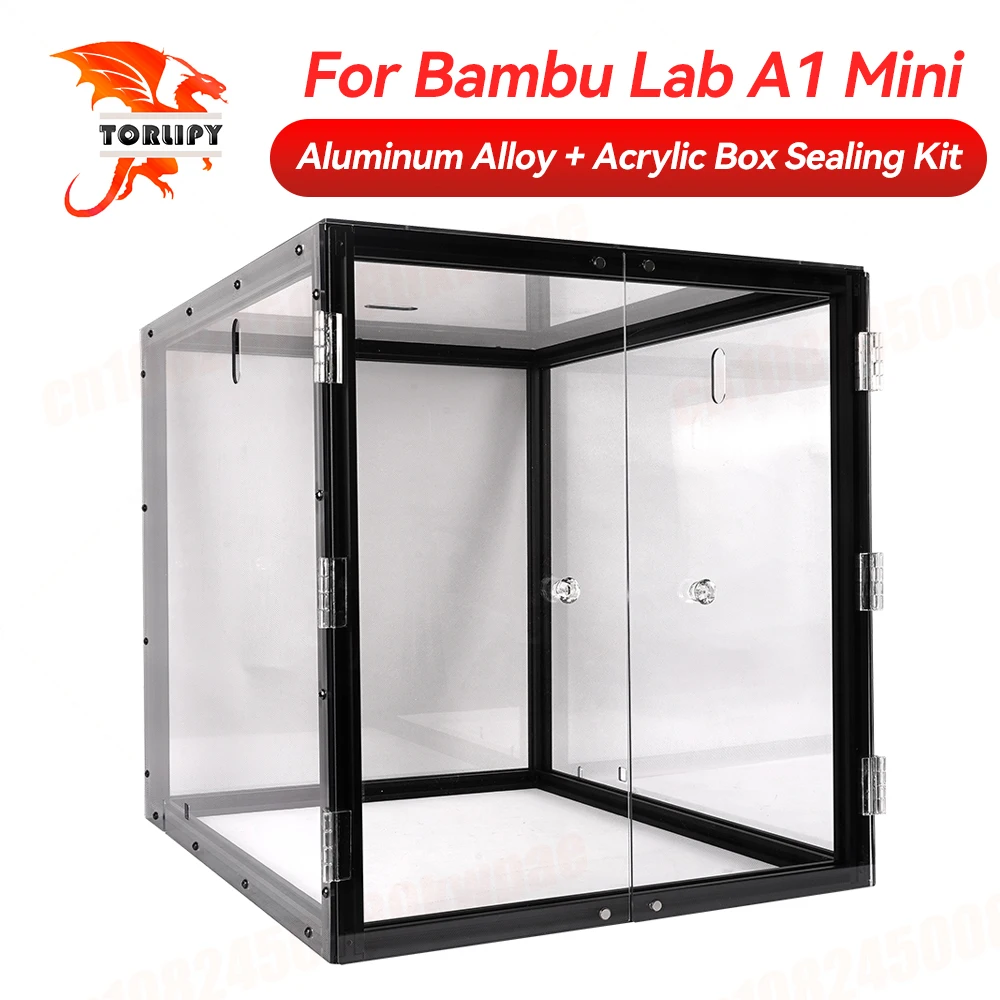 Enclosure Assemble Kit For Bambu Lab A1 Mini Acrylic PC Panel Protective Cover Visible For KINGROON KP3S Pro V2
