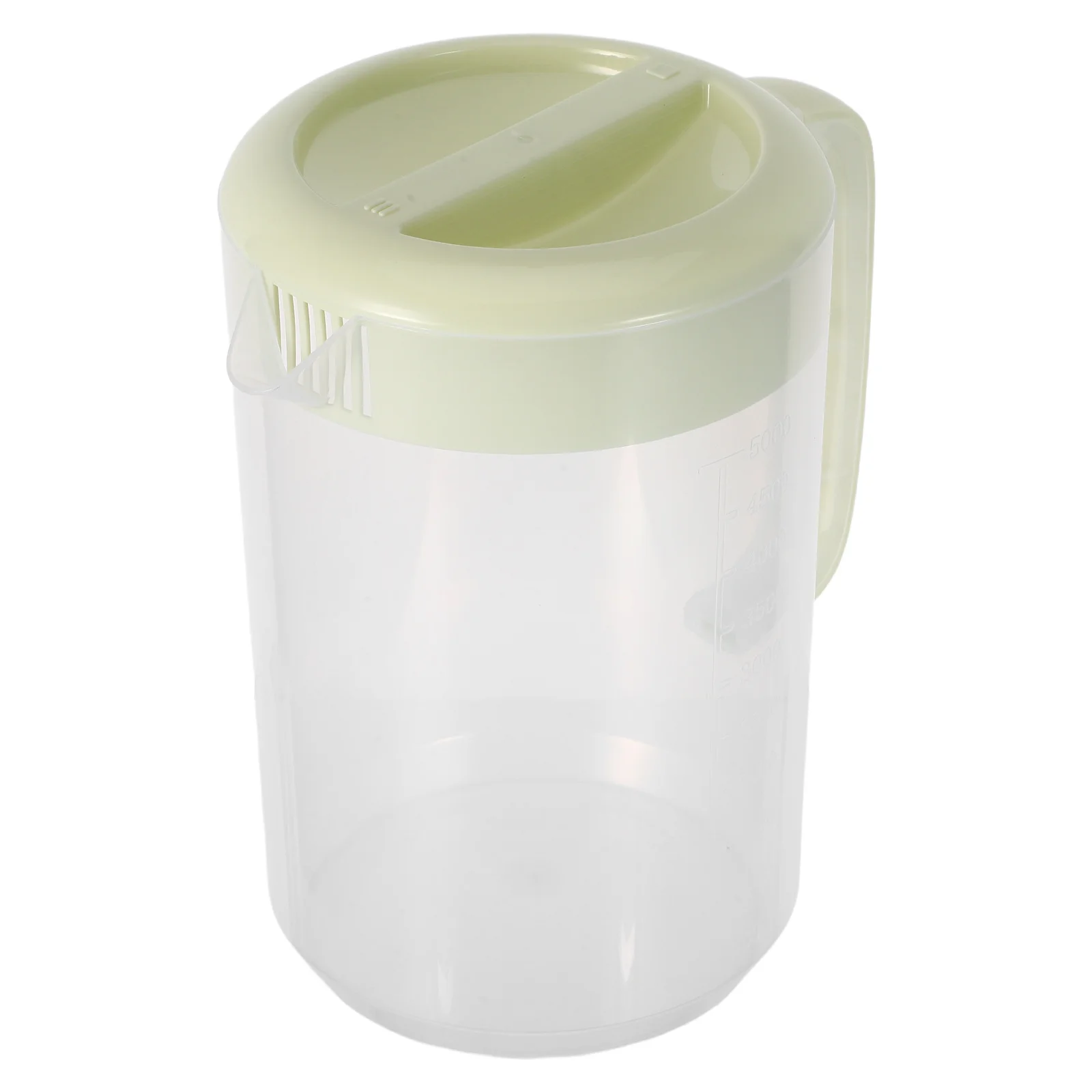 

5L Large Cold Beverage Jug Plastic Pitcher with Lid Clear Water Jug Pitcher for Fridge Juice Mixing and Iced Tea
