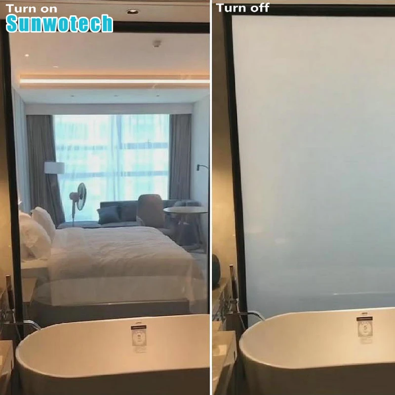 Switchable Smart Glass Privacy Control Office Partitions Tempered Laminated Solid Industrial Instrument Greenhouse Hotels
