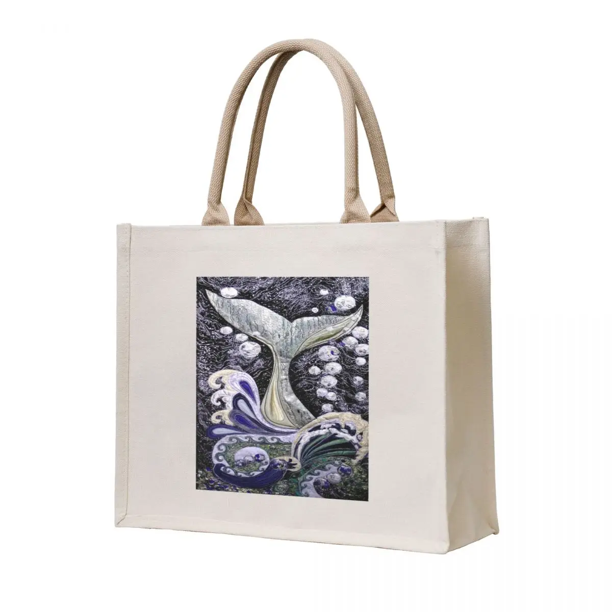 

Whale Song. Tote Bag ecological bags canvas tote shopping bag personalized tote bag