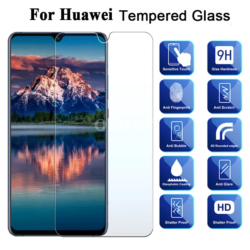 2Pcs 9H Guard Screen Tempered Glass For Huawei P Smart Z S Plus 2019 Psmart 2021 Smart Z ScreenProtector Y9 y5 y6 y7 y9s y9a