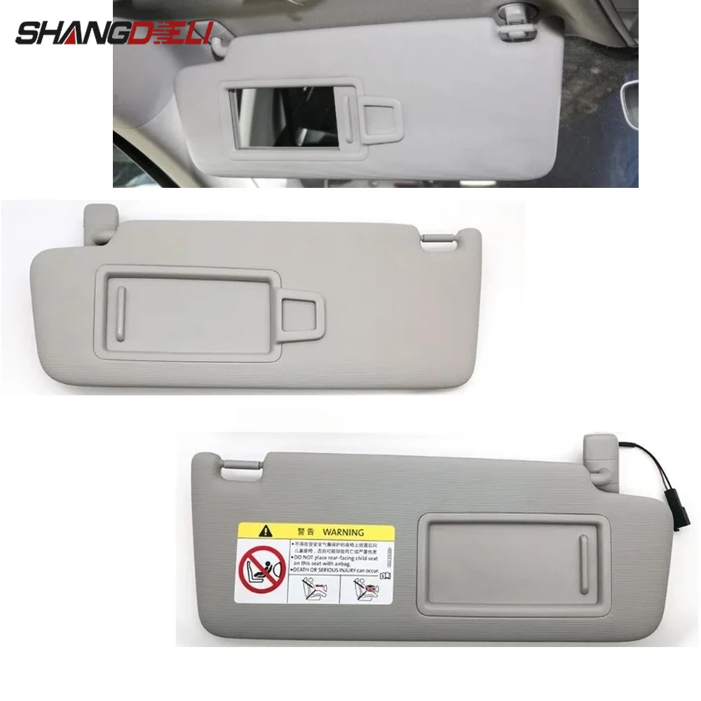 

Левые и правые автомобильные аксессуары, подходящие для VW Golf 7 для Skoda Octavia 2015-2019 Автомобильный солнцезащитный козырек с зеркалом для макияжа