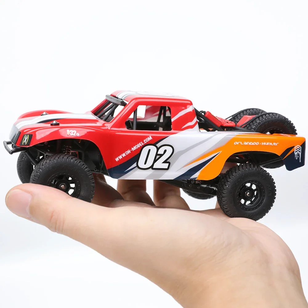 

Orlandoo Hunter 1/32 Mini Truck RC Car OH32X02 Rear Drive SUV Unassembled DIY Parts Pipe Off-road Climbing Toys Remote Control