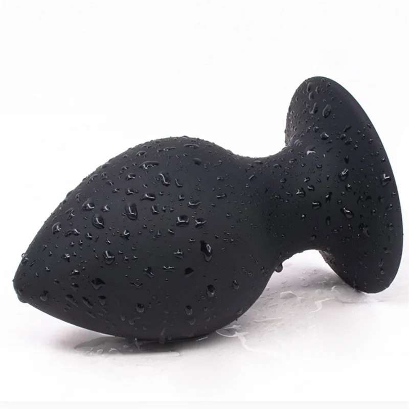 Prostate Massager Squeezable Huge Butt Plug Soft Silicone  Anal Plug Anus Anal Sex Toys for Women Men