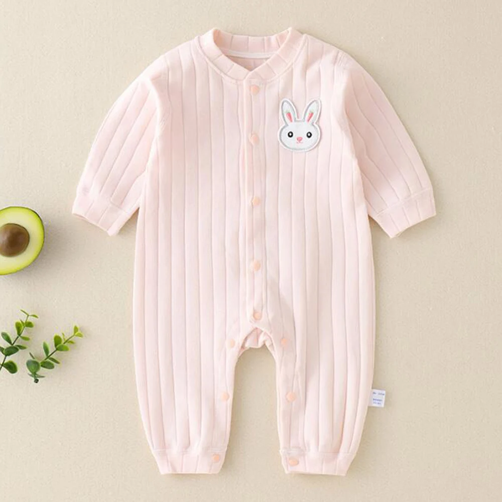 Baby Onesies For Girls Long Sleeve Cotton Spring Autumn Winter Infant Boy Rompers Newborn Clothes