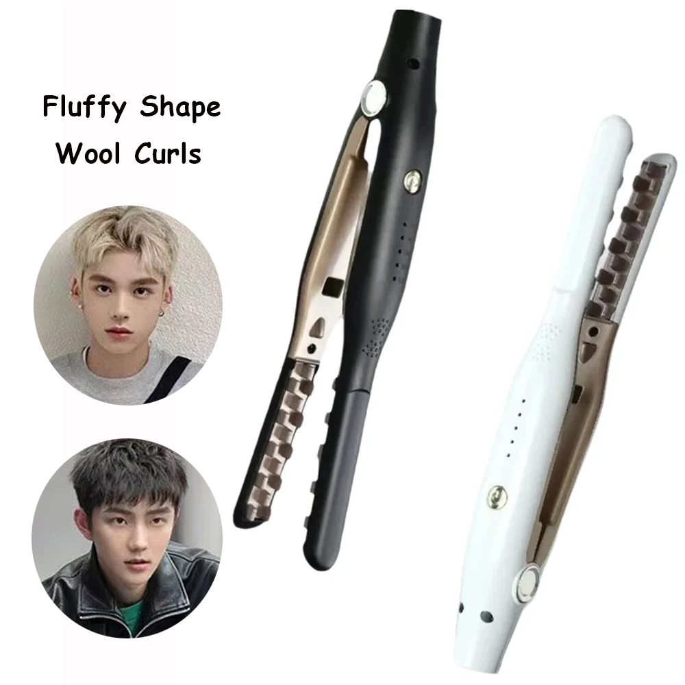 Professional Electric Ceramic Hair Iron Volumizing Hair Crimper Fluffy Splint Curler - Hairdressing Tool for Styling