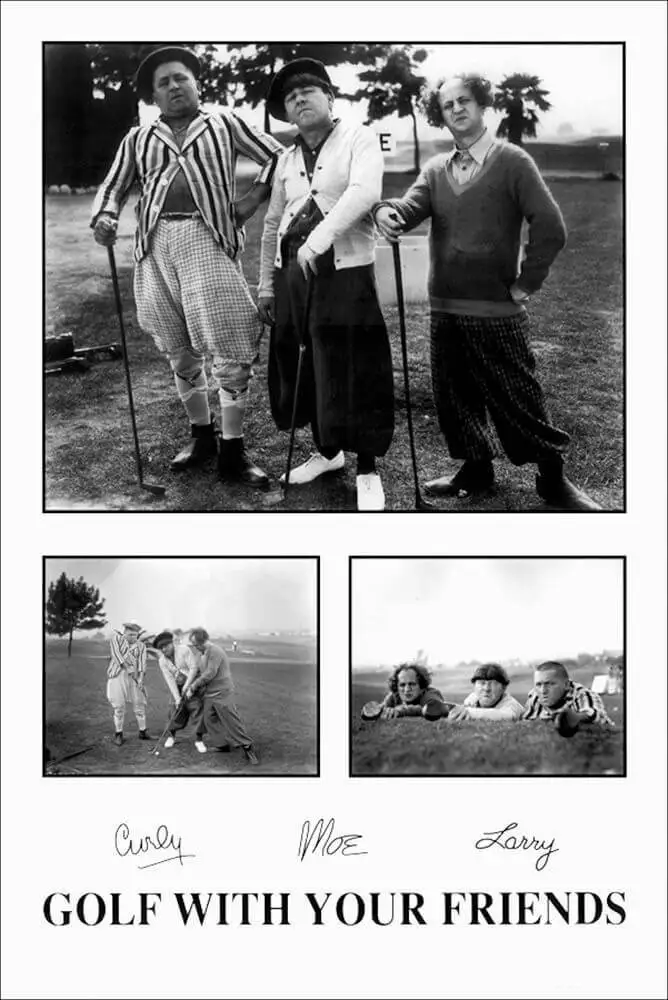 Three Stooges Movie (Golf with Your Friends) Attorneys At LawPosters Wall Art Rome Decoration
