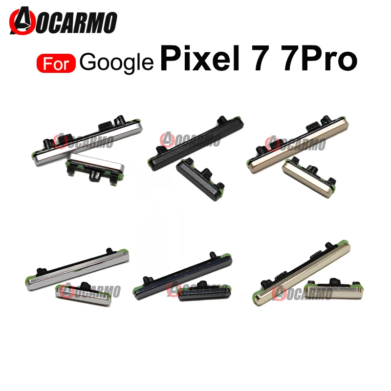 

Aocarmo For Google Pixel 7 Pro 7Pro Volume Up Down Power On Off Side Key Buttons Replacement Parts