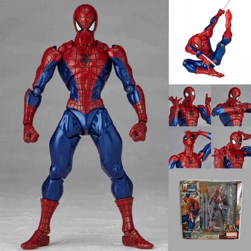 Hot Toys Marvel Classic Film and Television Character Revoltech Character Yamaguchi Spider Man Classic Character Action Gifts