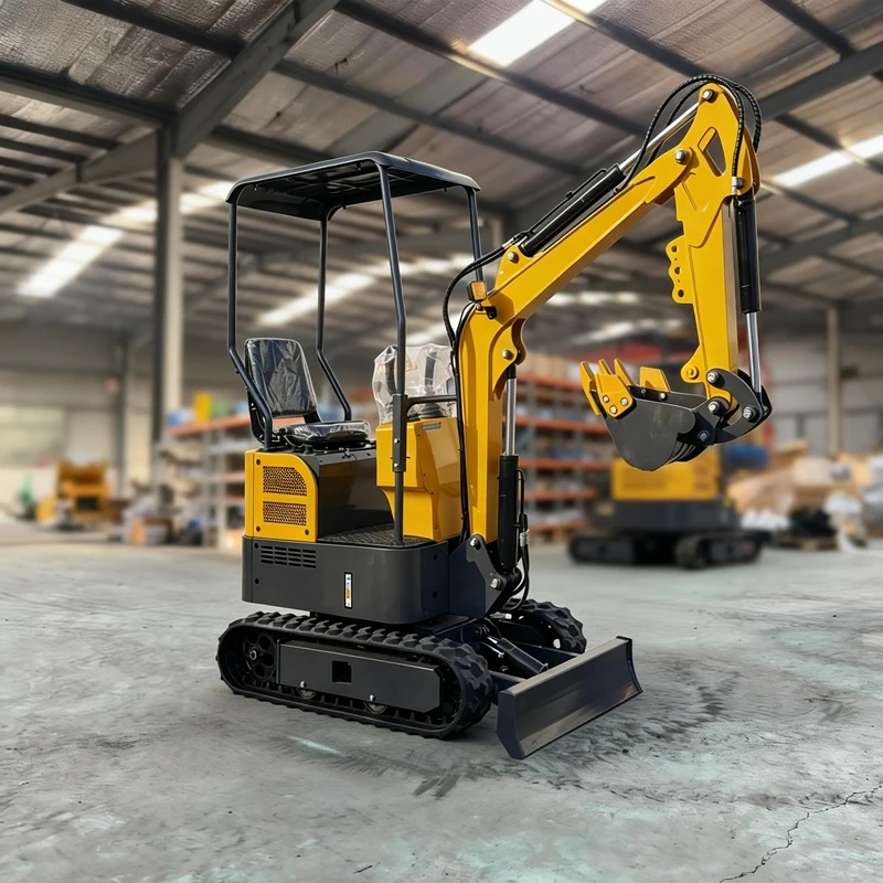 

Mini Excavator 1.5Ton Quintali Construction Bagger 1.5 Tonnen Machine Equipment Farm Garden