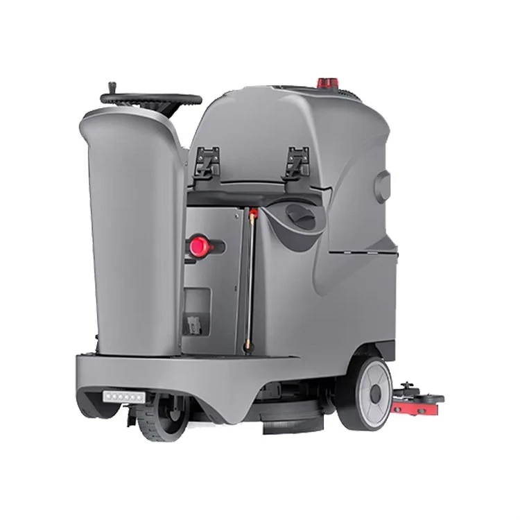 Outdoor Robotic Small Ride-On Concrete Floor Scrubber Machine Wheel New Electric Fuel Product