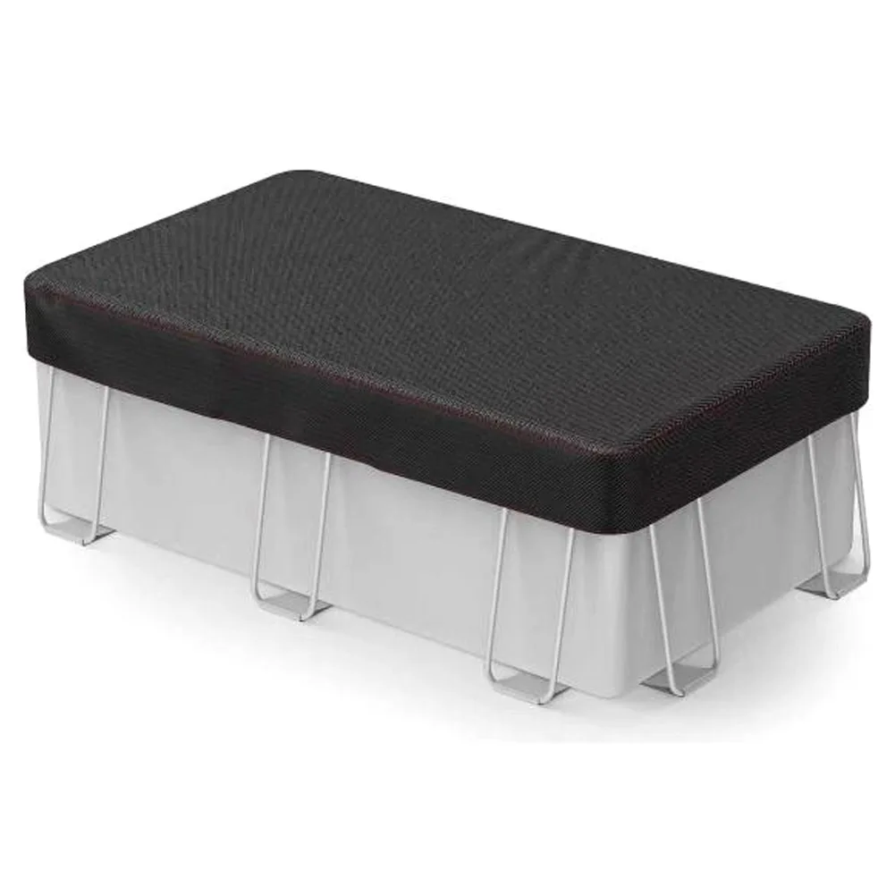 210D Oxford Pool Cover Outdoor Rectangular Swimming Pool Waterproof Dustproof 230x160x20cm up to 460x230x20cm 210D