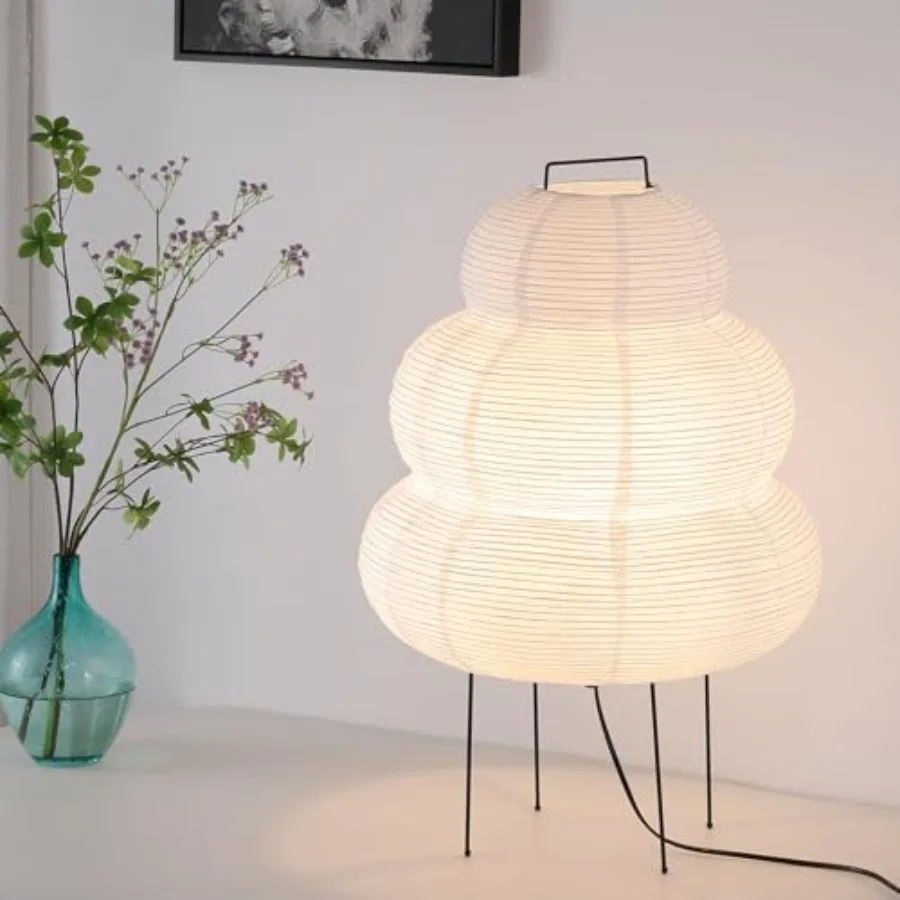 Style Floor Lamp, Rice Paper Lantern for Establishing A Warm and Cozy Ambiance in Any Room Cloud,Japanses Floor Lamp