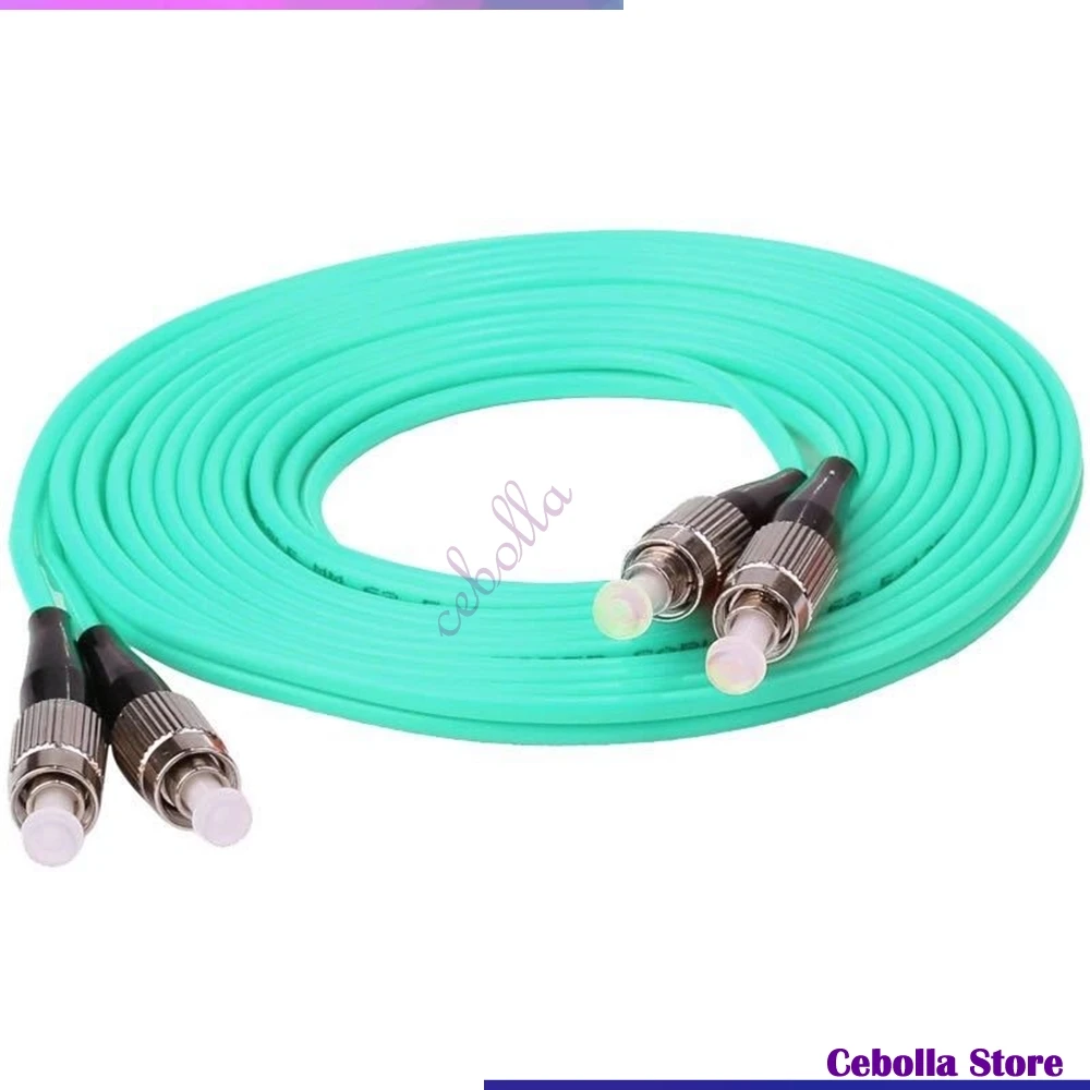 

10pcs/lot OM3 FC/UPC-FC/UPC Multi-Mode OM3 Fiber Cable Multimode Duplex Fiber Optical Jumper Patch Cord 3M 5M 10M