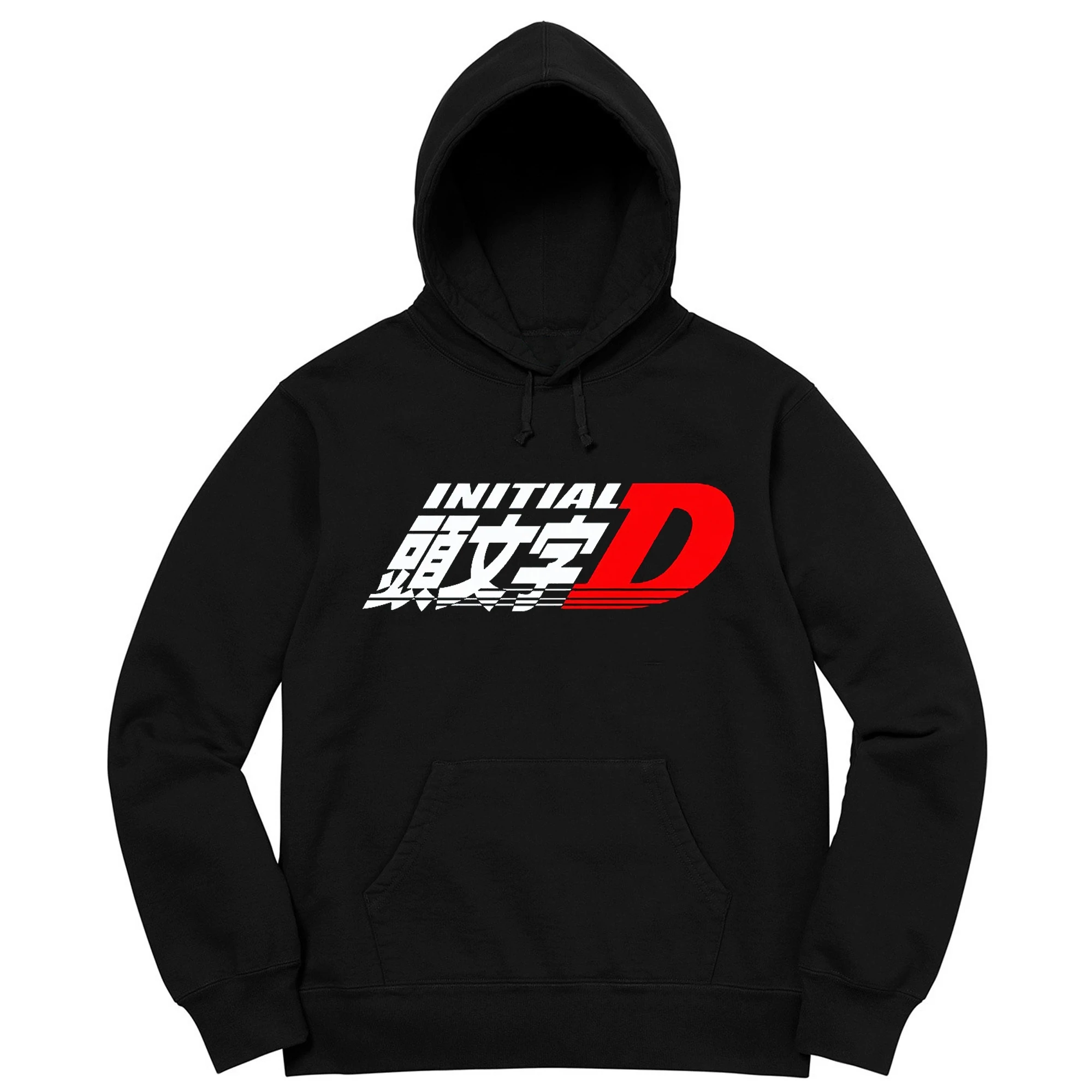 

Anime Initial D Manga Mens Fashion Hoodie Sweatshirt Autumn and Winter Pullover Hip Hop Hoodie Clothes Loose Streetwear Coats