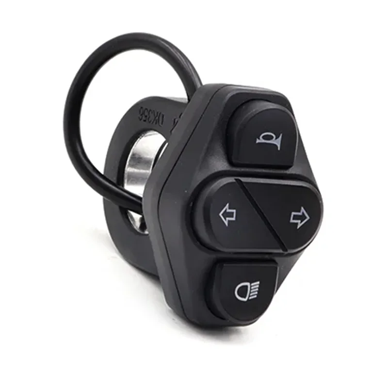 B37B-Headlight Button For Kukirin G2 Master Electric Scooter 5 Pin Turn Signal Switch Accessories