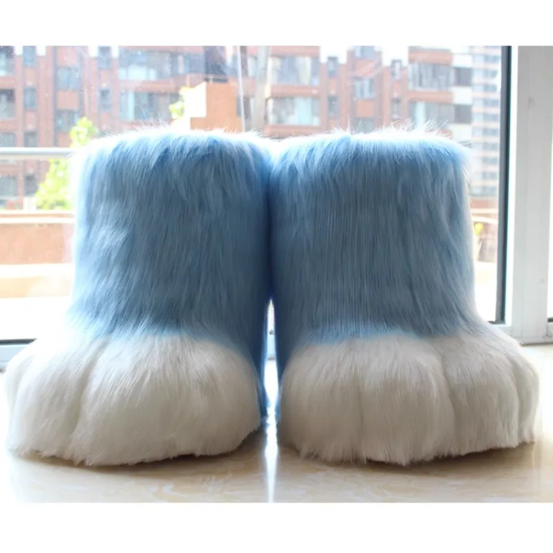 Animal Costumes Animal Feet Claws Furry Shoes Claws Cosplay Outdoor Foot Activities Performance Costumes Accessories