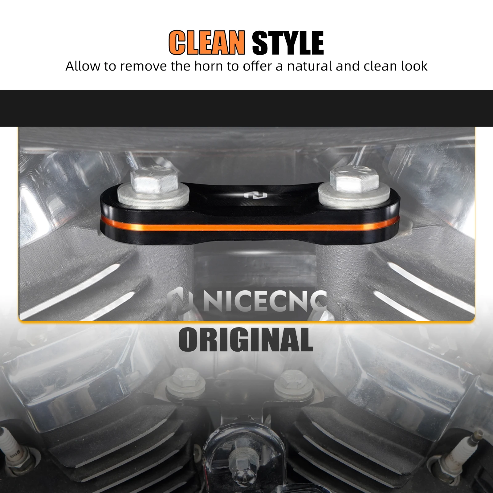 M8 Horn Delete Kit For Harley Street Glide FLHX /Special Road King FLHR /Special 17-23 CVO Tri Glide Electra Glide Ultra Limited