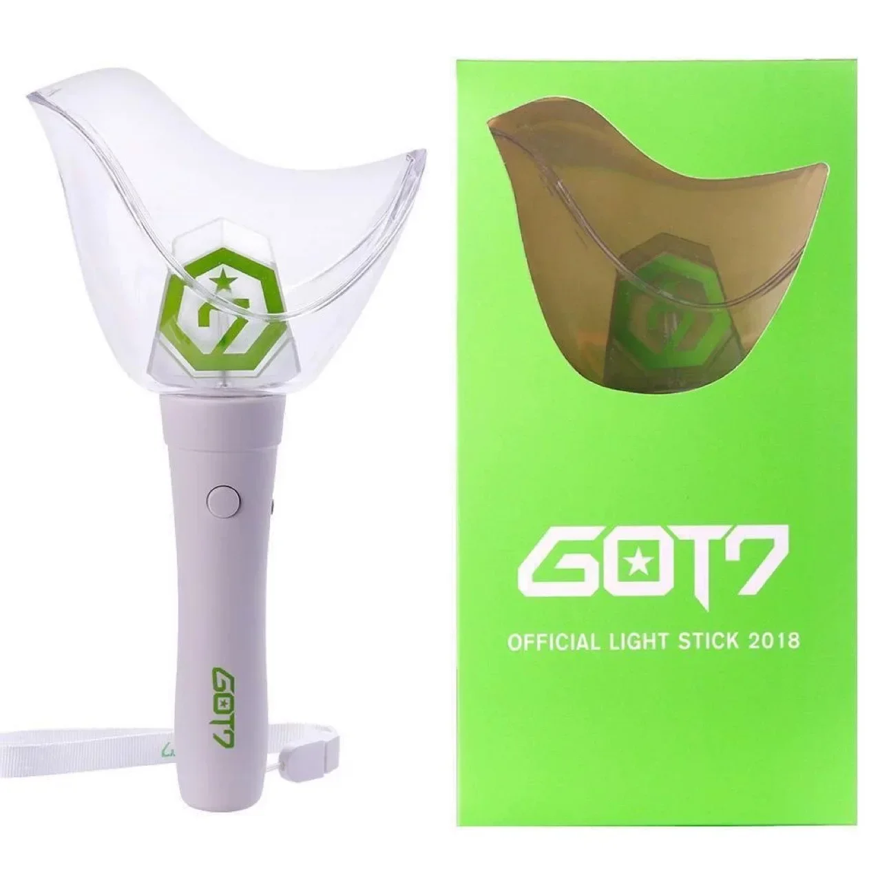 

Kpop Merch GOT7 Официальный пластиковый светильник Lightstick Версия 2.0,3.0 Концертный световой палочка Bluetooth Особенности