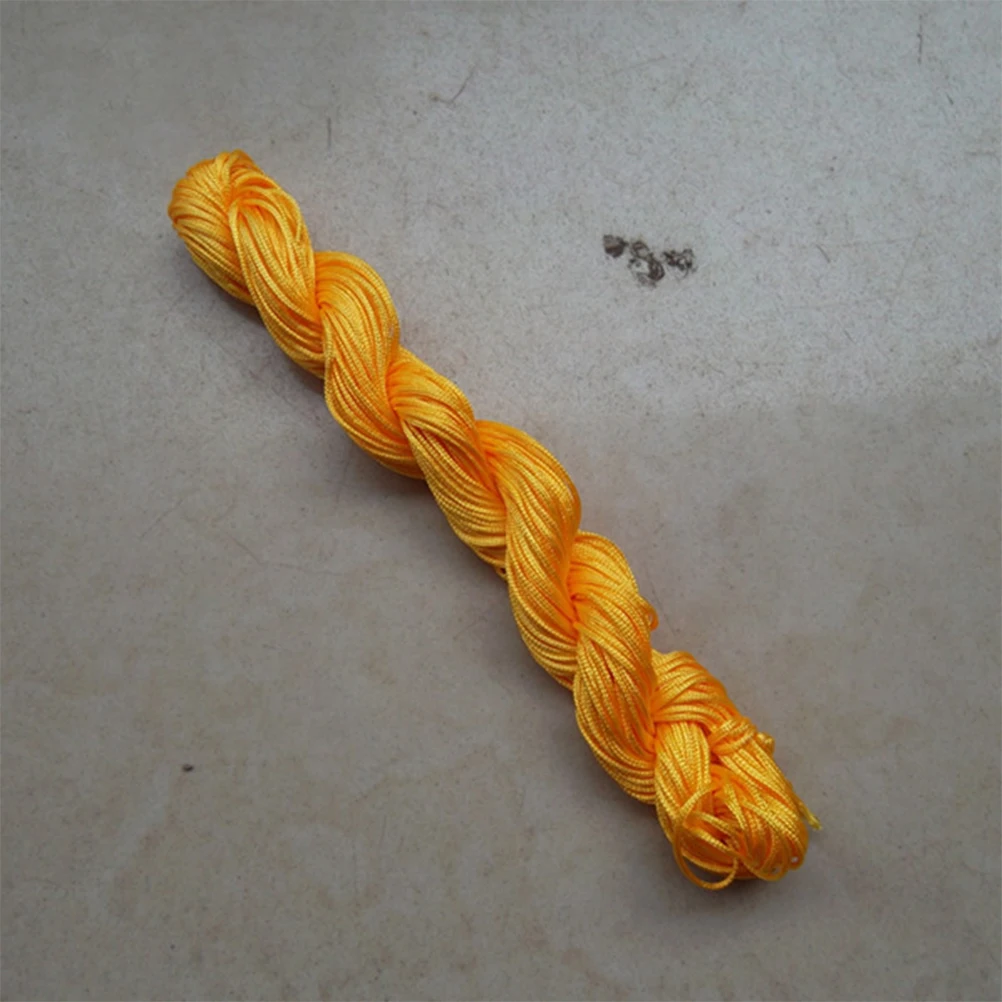 

10Pcs DIY Beads Cords Mixed Color 1mm Diameter 23m Length Bracelet Necklace Strings Ropes for Jewelry Craft DIY Beads Cords