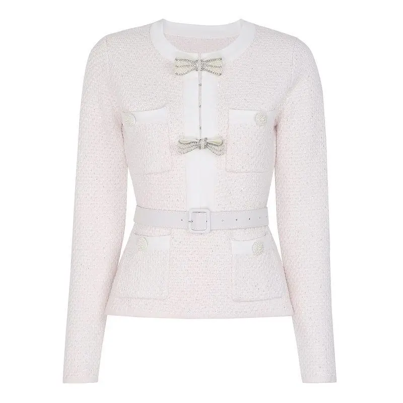 White long sleeve top