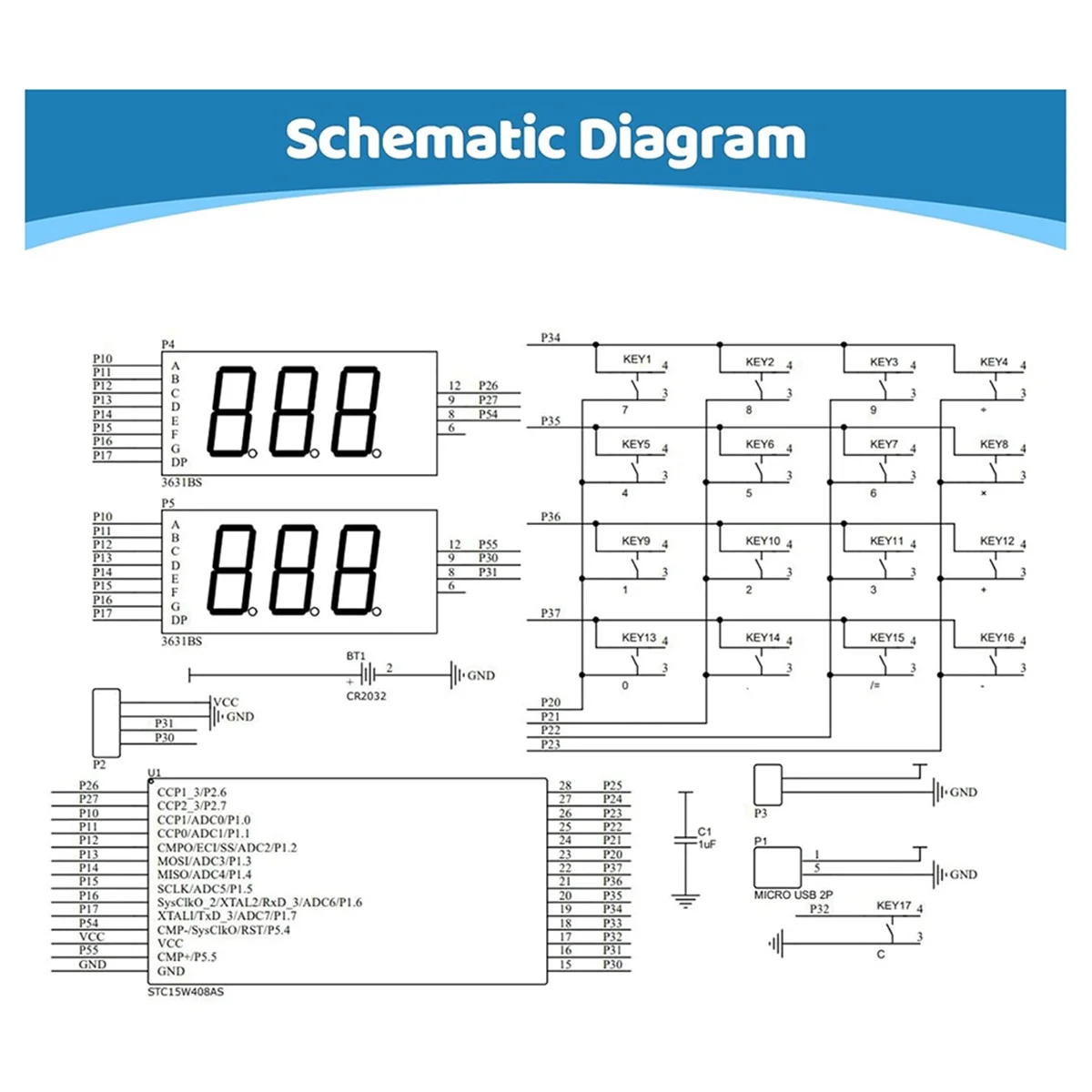 Kit de práctica de soldadura, calculadora DIY de 6 dígitos, calculadora de escritorio alimentada por USB/batería, proyecto de soldadura, Kit electrónico