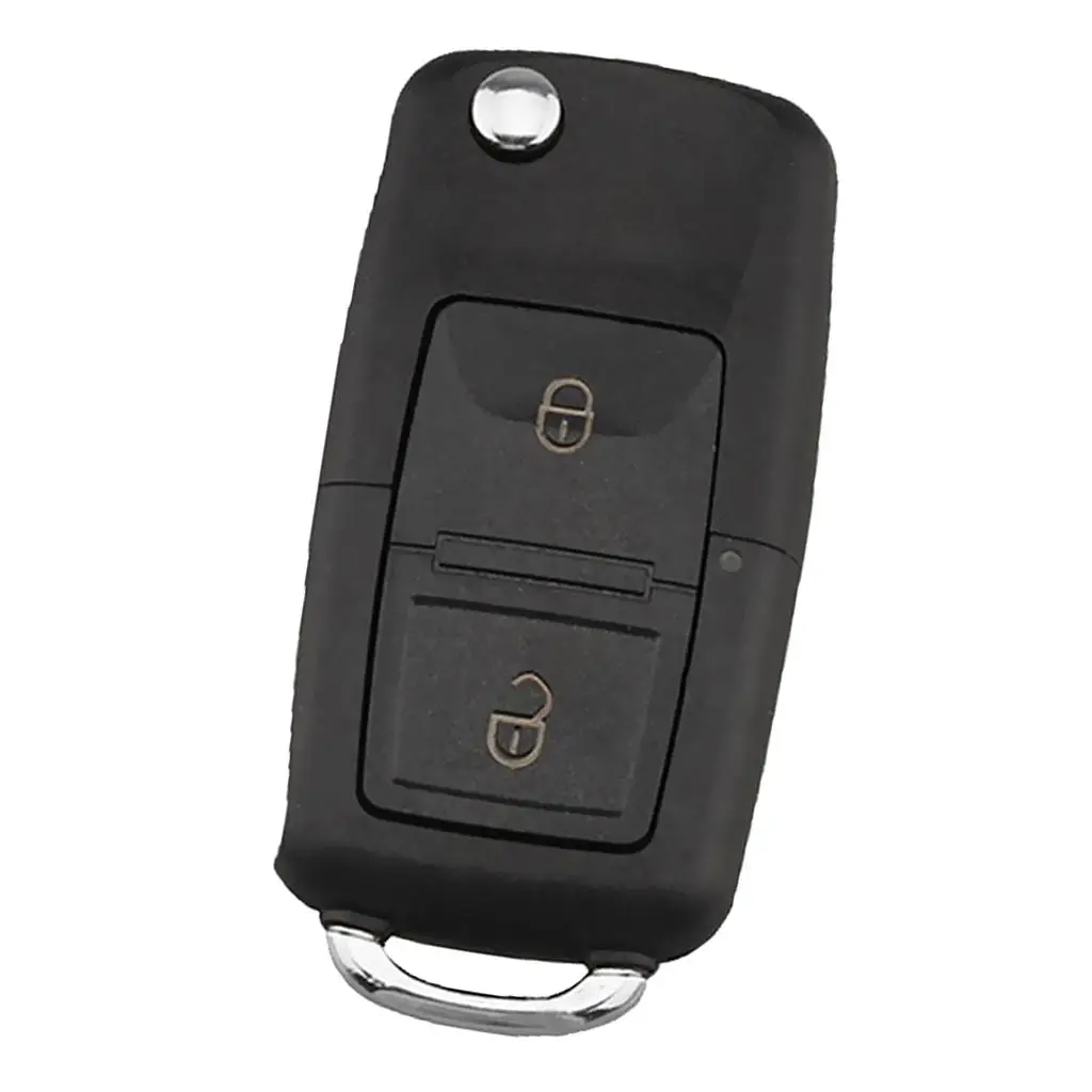 2 Button Remote Key Fob Car Keyless Entry Control Uncut Blade Case for Seat Ibiza Leon Toledo Cordoba