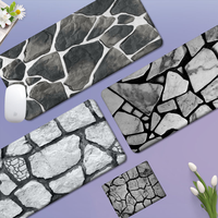 Stone Pattern INS Tide Large Thickened Mouse Pad Oversized Gaming Keyboard Notebook Table Mat For PC Computer Table