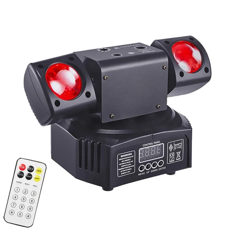 DMX Disco LED Rotating Laser Beam Strobe Light Wireless Remote Control Colorful Effects Stage Lighting DJ Nightclub Party Lights