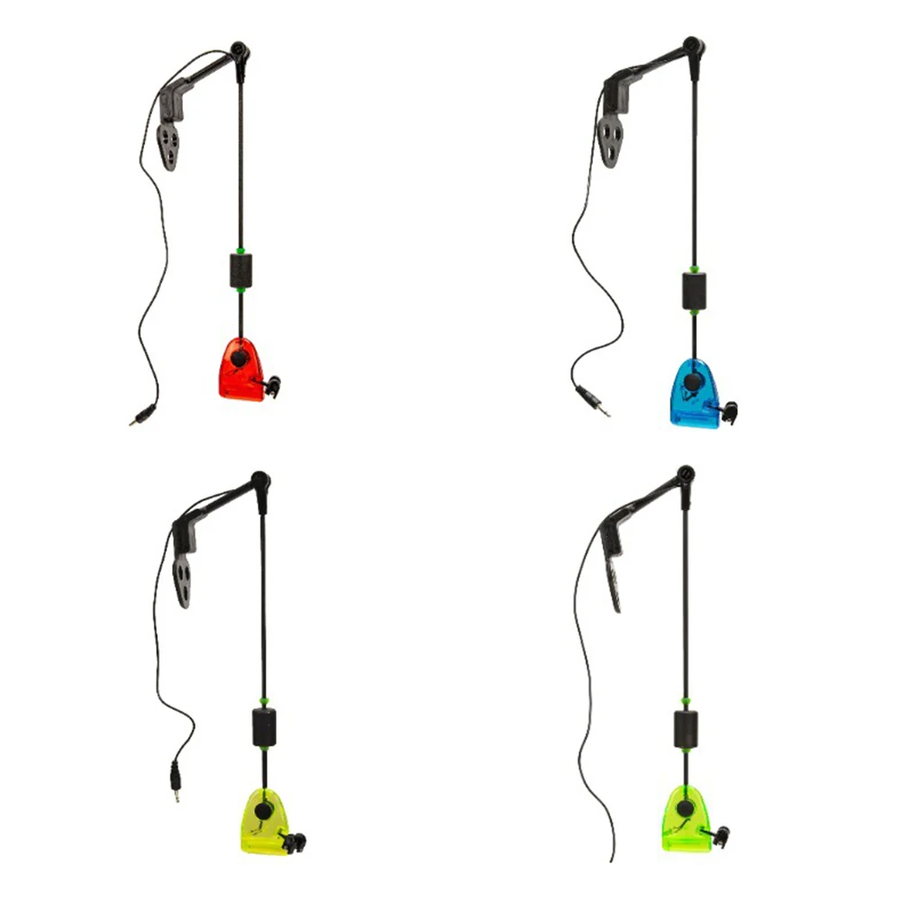 Electronic Fishing Bite Alarm With LED Light High Sensitive Carp Swinger-Indicator For Night Fishing Stainless Steel Wire Body view 6