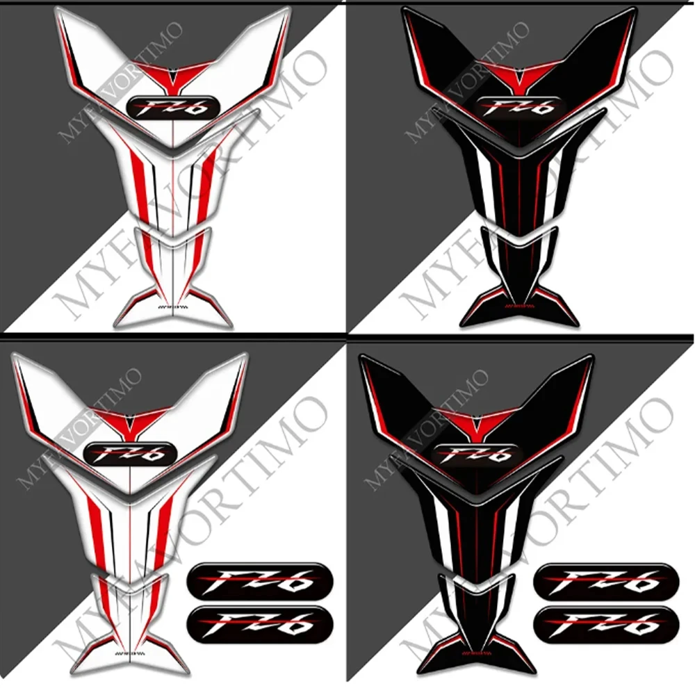 

Motorcycle Stickers Tank Pad For Yamaha FZ6 FZ6S FZ6N Fazer Knee Decal Kit Gas Fuel Oil Emblem Logo Fairing Fender Windshield