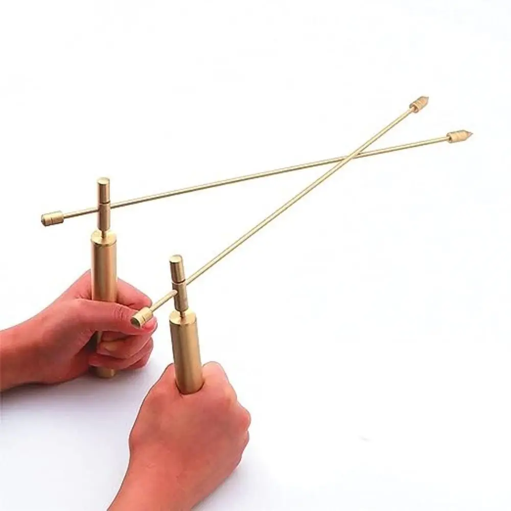 2PCS Divining Water Pure Copper Ghost hunting equipment 99.9% Copper Ghost hunters Divining Rods Ghost Hunting