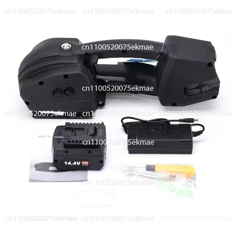 Semi-Automatic Handheld Power Battery Strapping Tool Plastic Polyester Polypropylene Belt One-Click Electric