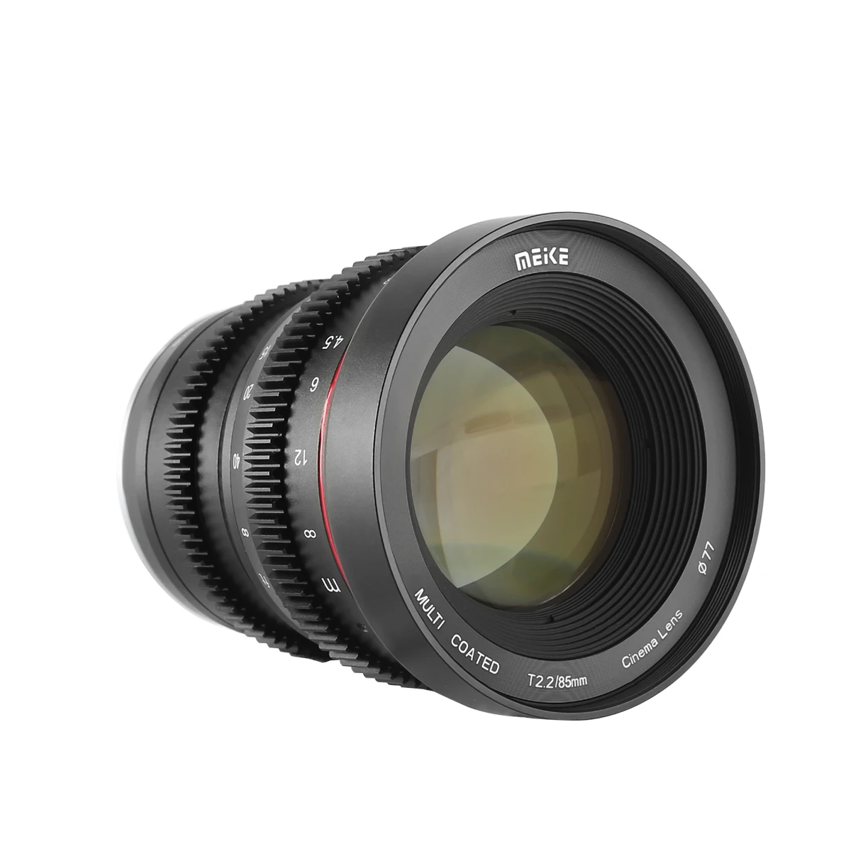 Meike 85mm T2.2 Mini Wide Angle Manual Cinema Lens for M43 Micro Four Thirds MFT Mount Cameras BMPCC 4K Z CAM E1 E2 E2C GH4 GH5