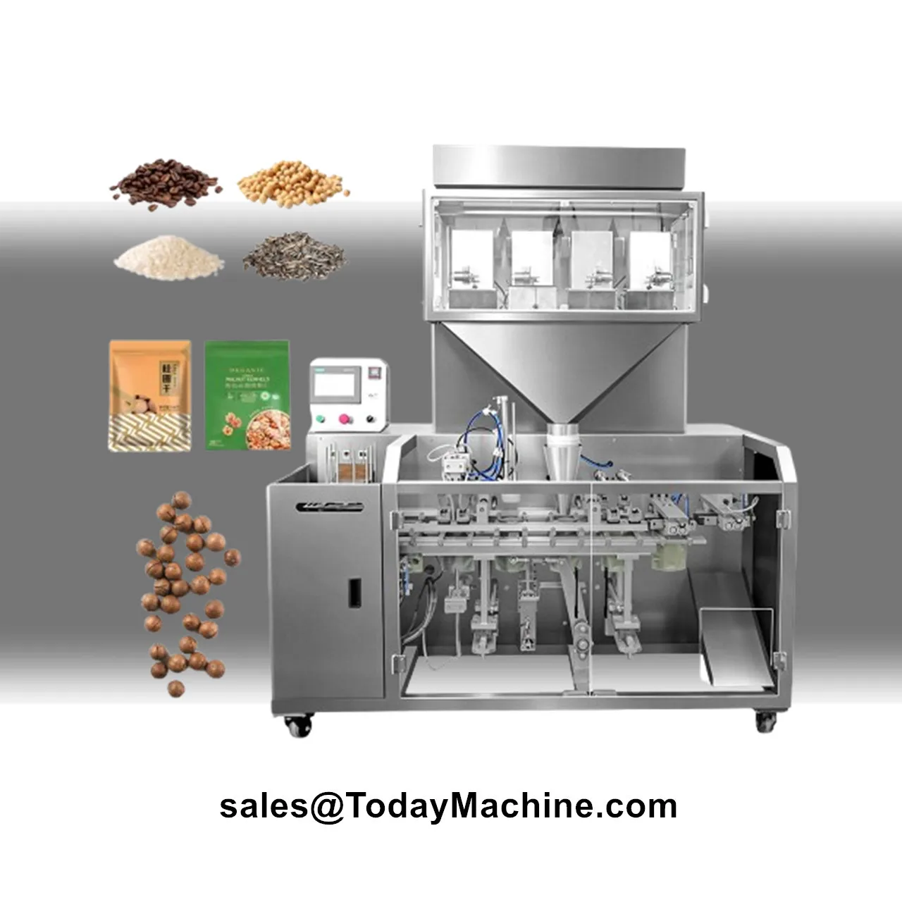 Automatic Premade Pouch Packing Machine for Food Nuts Peanut Candy Coffee Seafood