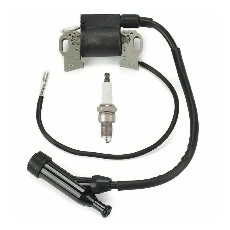 L93D Ignition Coil For Hondaa Gx240 Gx270 Gx340 Gx390 8hp 9hp 11hp 13hp Lawnn Mowerr Tractorr Generatorr w/Spark Plug