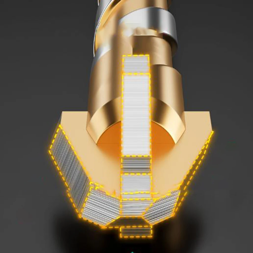 Brocas para azulejos Juego de brocas de 9 hojas Mejoras para el hogar Juego de brocas de nueve hojas Embalaje elegante Estabilidad mejorada