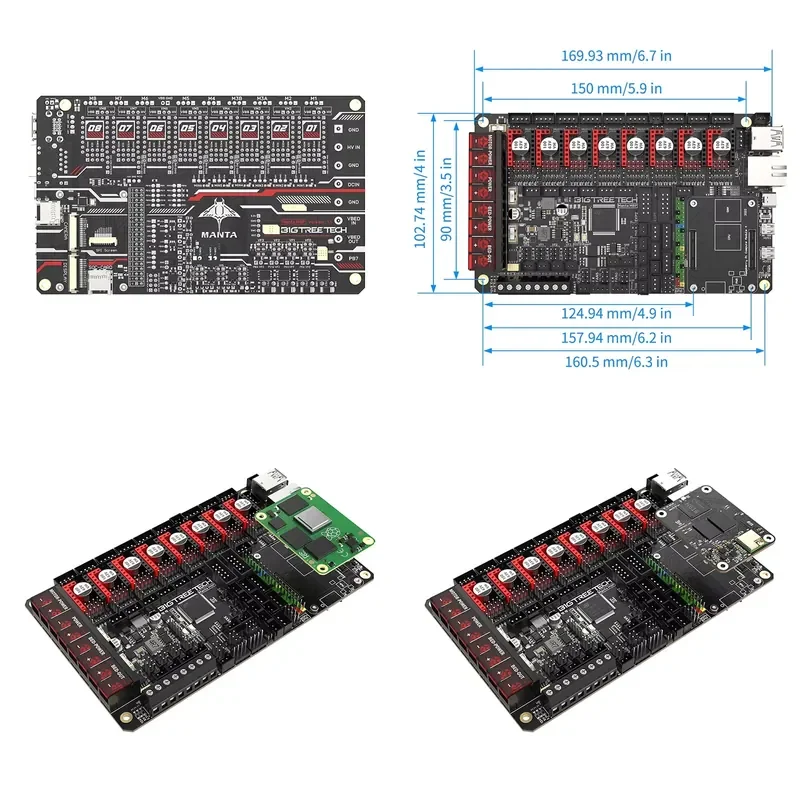 Efficient 3D Printing with BTT Manta M8P V2.0 Featuring STM32H723