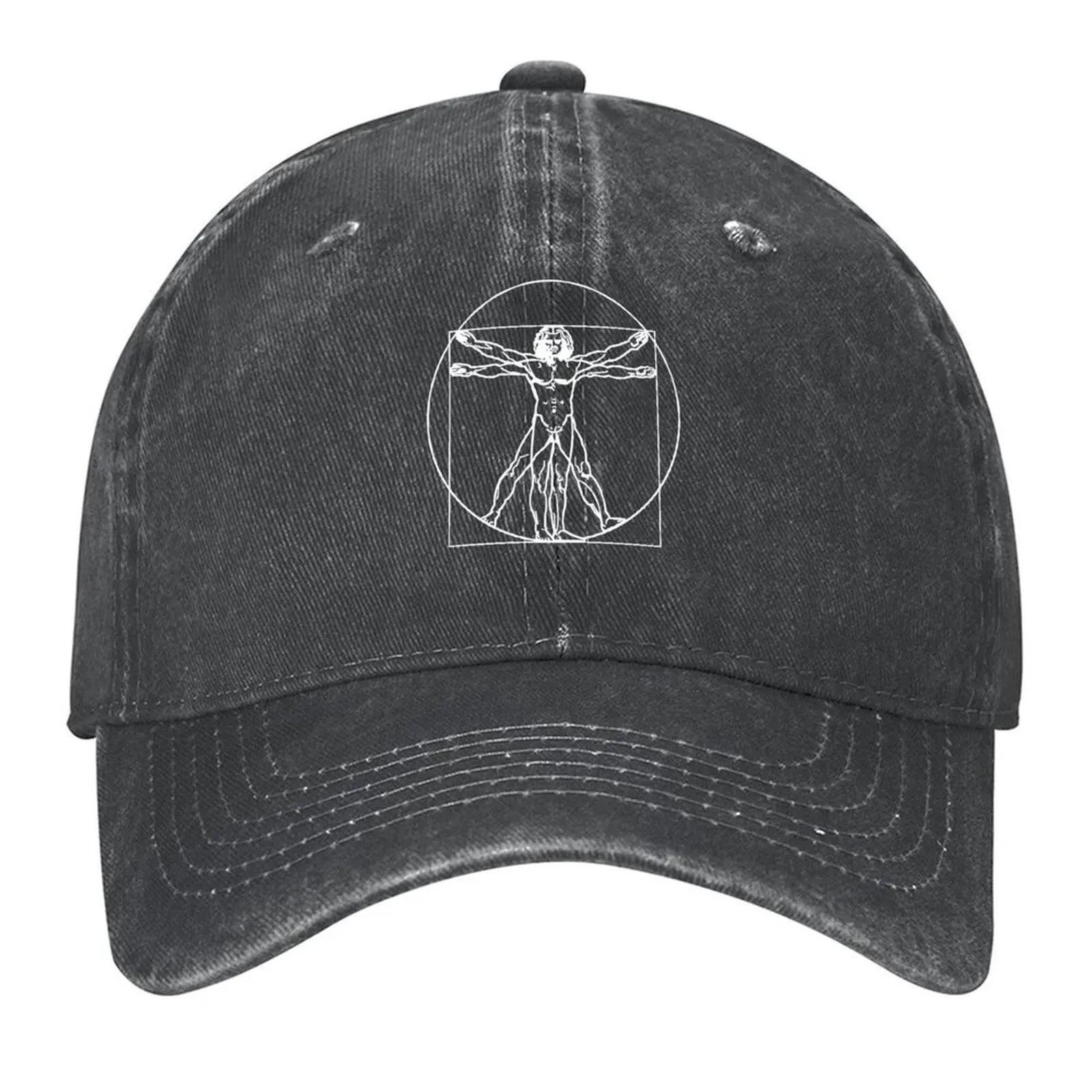 

The Vetruvian Man by Leonardo DaVinci Baseball Cap Horse Hat hats for men Bobble Hat hard hat Caps For Men Women's