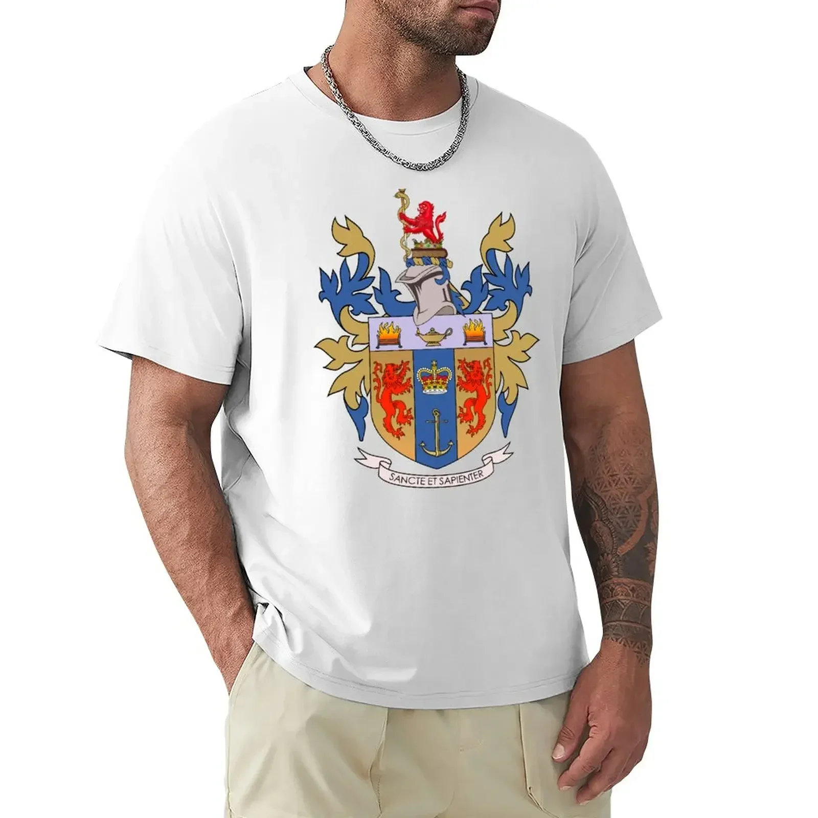 

the King's College London T-Shirt boys animal print anime tshirt shirts graphic tee men