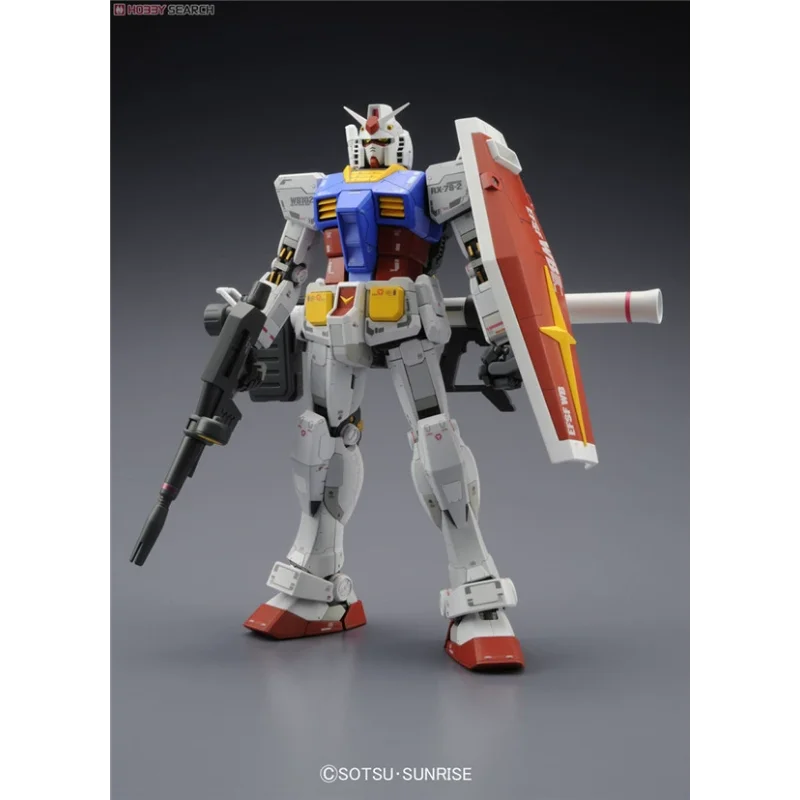 In Stock Bandai MG 1/100 RX-78-2 Gundam Ver. 3.0 Ready Player One Action Figure GUNPLA Boys Toy Mecha Model Gift Assembly Kit