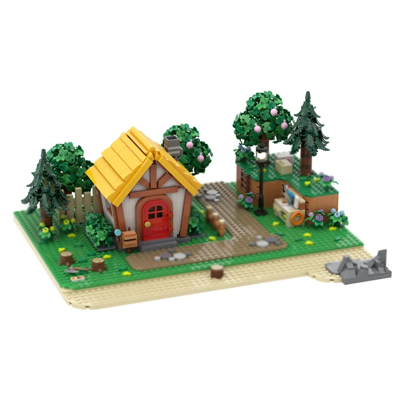 مدينة شارع عرض نموذج MOC قوالب بناء القرية المنزل السكني وحدات التكنولوجيا الأطفال هدايا العيد تجميع لعبة البدلة