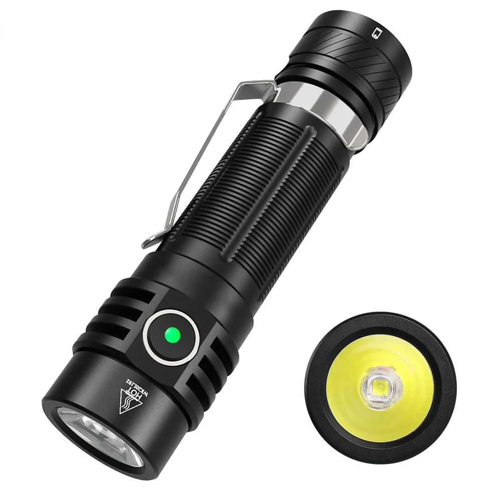 

SC18 1800 лм EDC фонарик USB C перезаряжаемый SST40 светодиодный 18650 фонарик TIR оптика объектив фонарь с индикатором питания