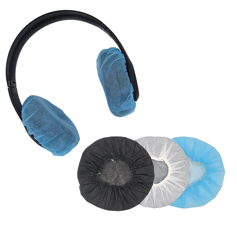 Pack of 100 Disposable Covers for Most On-Ear Headphones 8.5~10cm Earpads for Call Centers