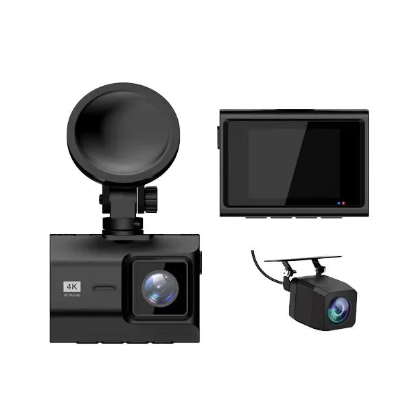

2inch IPS Screen 4K AHD Car Camera Dual Lens 2K Front 1080P Rear View Built-in GPS WIFI With Bracket Car DVR Recorder